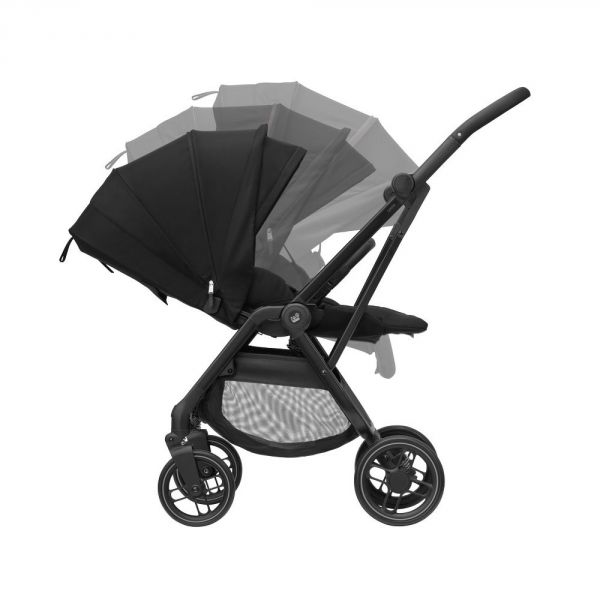 Poussette duo Leona² + siège auto Cabriofix i-Size Twillic Black