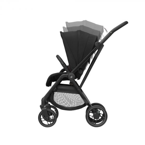 Poussette duo Leona² + siège auto Cabriofix i-Size Twillic Black