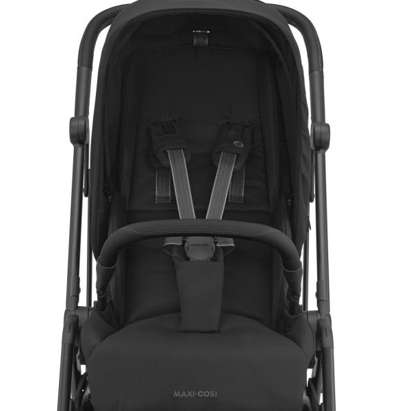 Poussette duo Leona² + siège auto Cabriofix i-Size Twillic Black