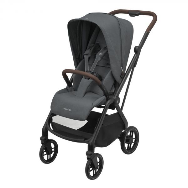 Poussette duo Leona² + siège auto Cabriofix i-Size Twillic Graphite