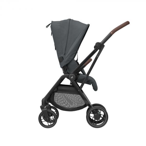 Poussette duo Leona² + siège auto Cabriofix i-Size Twillic Graphite