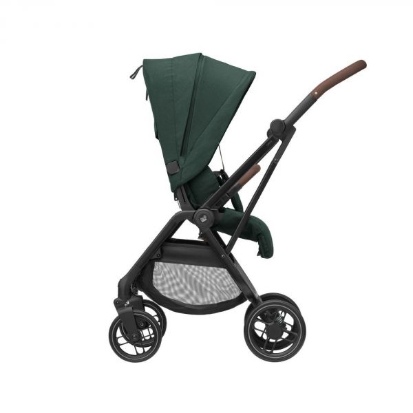 Poussette duo Leona² + Siège auto Coral 360 I-Size Twillic Green