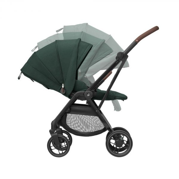 Poussette duo Leona² + Siège auto Coral 360 I-Size Twillic Green