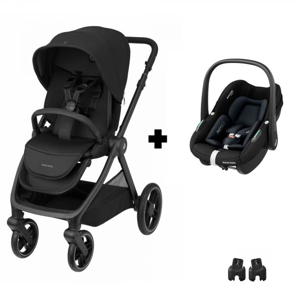 Poussette duo Oxford + Siège auto Pebble S Black