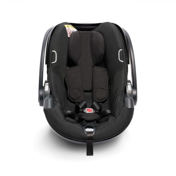 Poussette duo YOYO 3 - Châssis blanc Pack 6+ et siège auto car seat by BeSafe Aqua