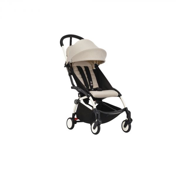 Poussette duo YOYO 3 - Châssis blanc Pack 6+ et siège auto car seat by BeSafe Bonpoint