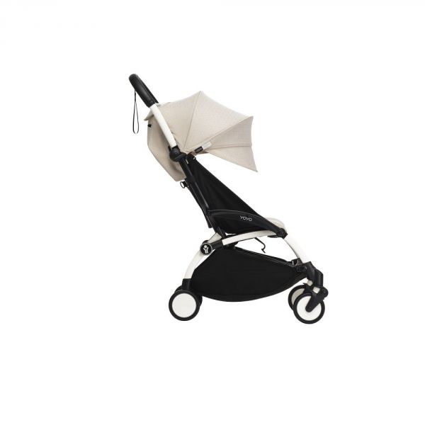 Poussette duo YOYO 3 - Châssis blanc Pack 6+ et siège auto car seat by BeSafe Bonpoint