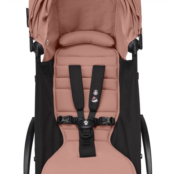 Poussette duo YOYO 3 - Châssis blanc Pack 6+ et siège auto car seat by BeSafe Ginger