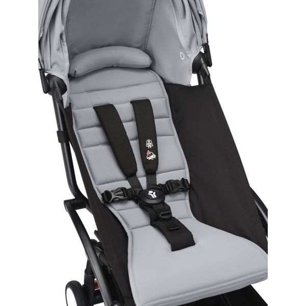 Poussette duo YOYO 3 - Châssis blanc Pack 6+ et siège auto car seat by BeSafe Stone