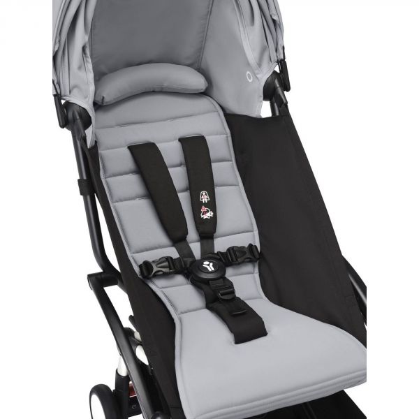 Poussette duo YOYO 3 - Châssis blanc Pack 6+ et siège auto car seat by BeSafe Stone