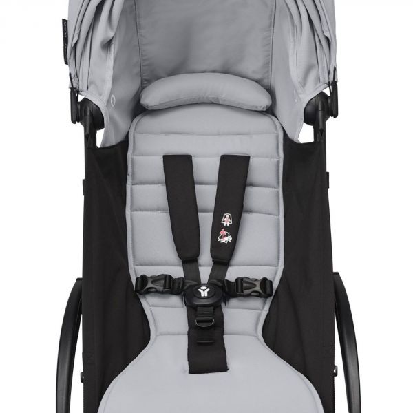 Poussette duo YOYO 3 - Châssis blanc Pack 6+ et siège auto car seat by BeSafe Stone