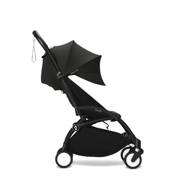 Poussette duo YOYO 3 - Châssis noir Pack 6+ et siège auto car seat by BeSafe Noir