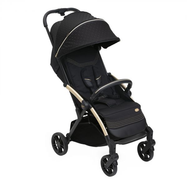 Poussette duo Goody Xplus - Black re_lux + Siège auto First Seat Recline i-Size Black satin