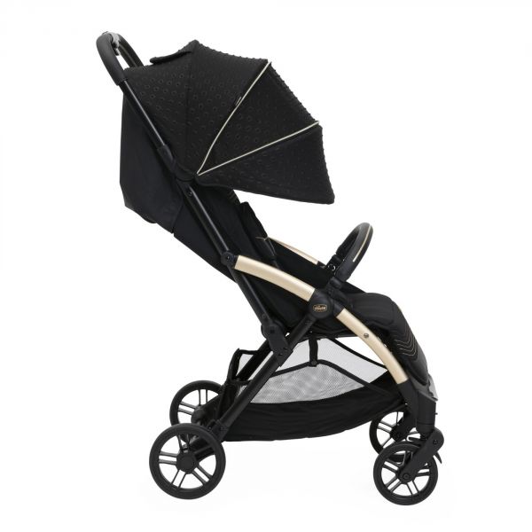 Poussette duo Goody Xplus - Black re_lux + Siège auto First Seat Recline i-Size Black satin