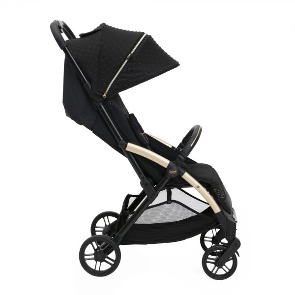 Poussette duo Goody Xplus - Black re_lux + Siège auto First Seat Recline i-Size Black satin