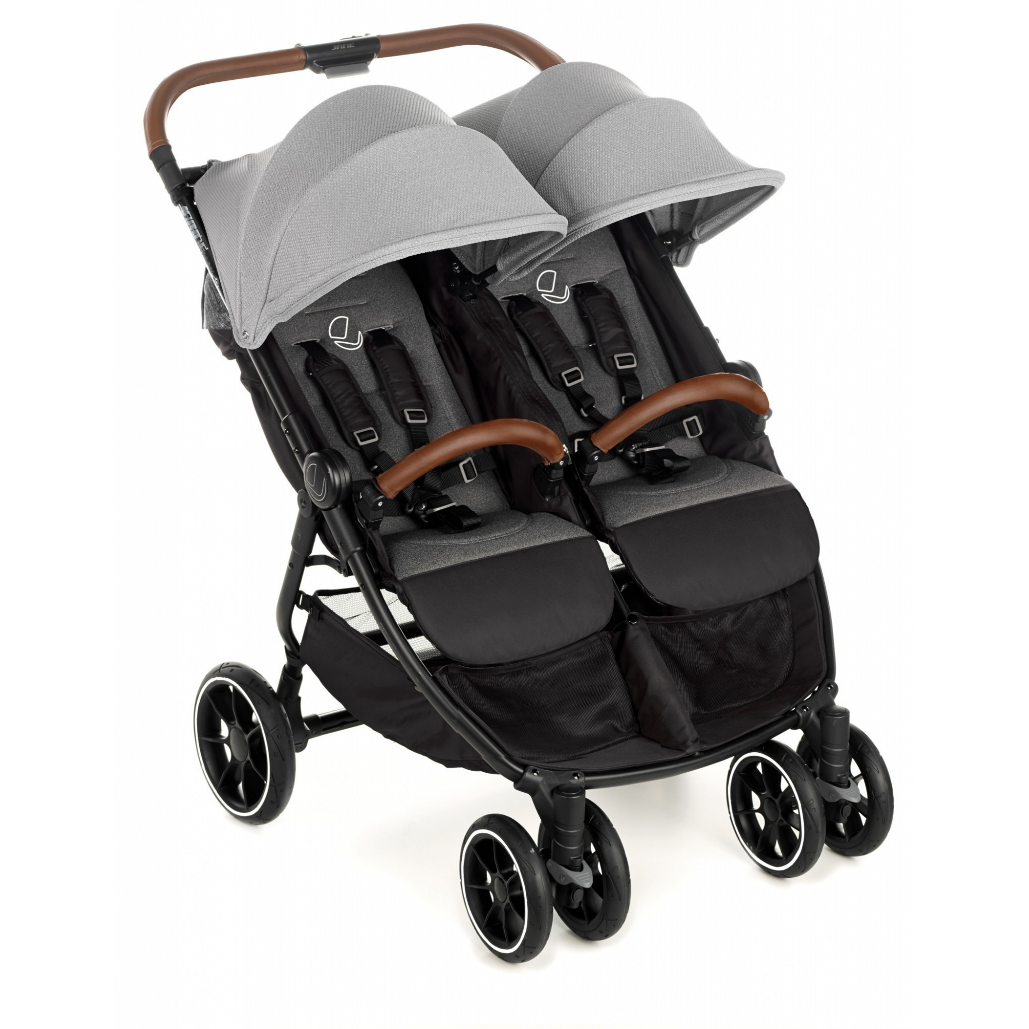 Jané Poussette Double Twinlink Jet Black Made In Bébé