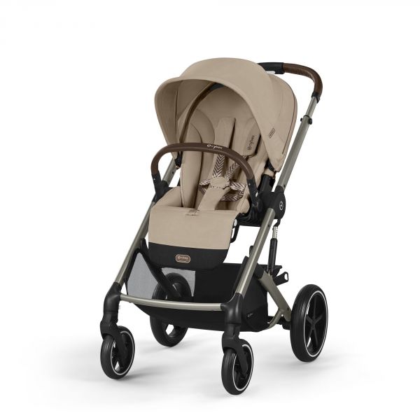 Poussette trio Balios S Lux 3  Almond Beige + Siège auto Aton B2 i-Size + Nacelle