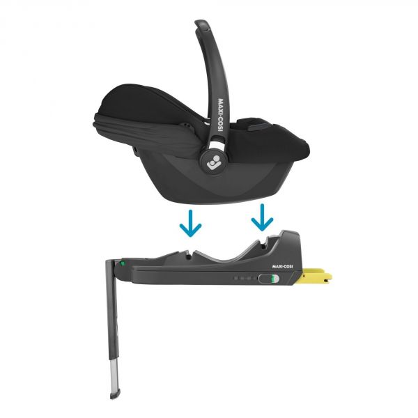 Poussette trio Leona² + siège auto Cabriofix i-Size + nacelle Sense Twillic Black