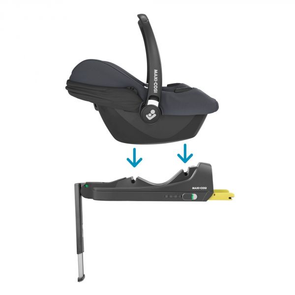 Poussette trio Leona²+ siège auto Cabriofix i-Size + nacelle Sense Twillic Graphite