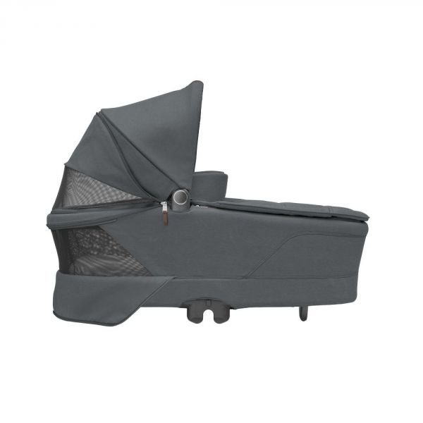 Poussette trio Leona²+ siège auto Cabriofix i-Size + nacelle Sense Twillic Graphite