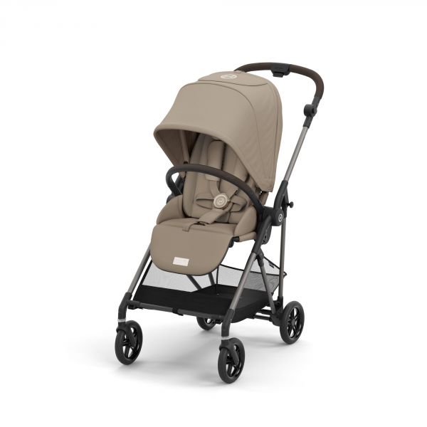 Poussette trio Melio 4 Almond Beige + Siège auto Aton B2 i-Size + Nacelle