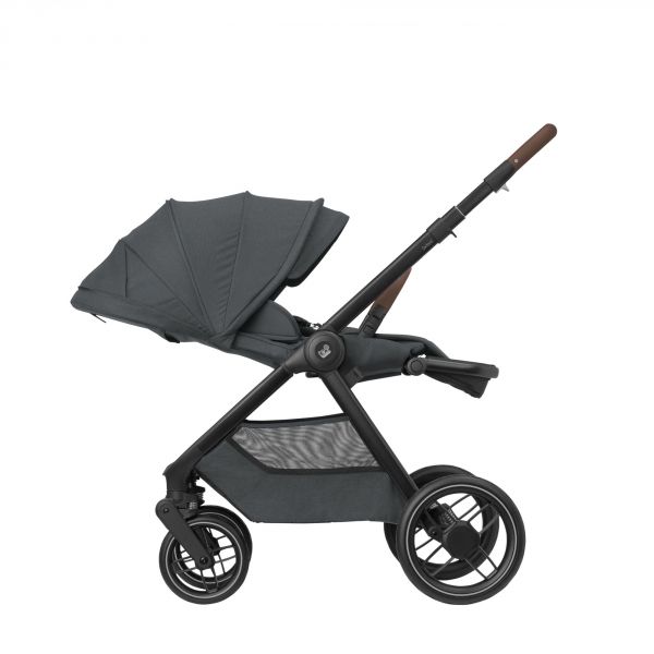 Poussette trio Oxford + siège auto Cabriofix i-Size + nacelle Sense Twillic Graphite