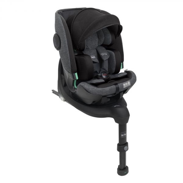 Poussette trio Seety Boston Grey + Siège auto Kory I-Size essential + Nacelle Seety  + Bi-Seat Air i-Size + base 360°