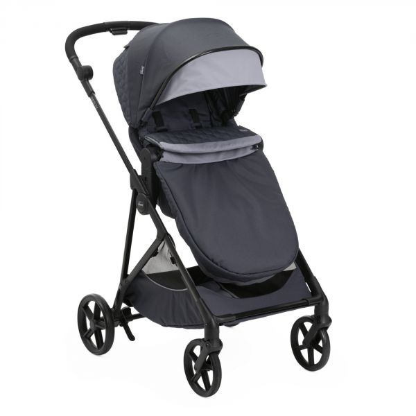 Poussette trio Seety Boston Grey + Siège auto Kory I-Size essential + Nacelle Seety  + Bi-Seat Air i-Size + base 360°