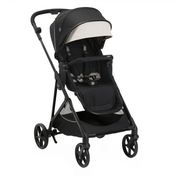 Poussette trio Seety Etna Black + Siège auto Kory I-Size essential + Nacelle Seety + Bi-Seat Air i-Size + base 360°