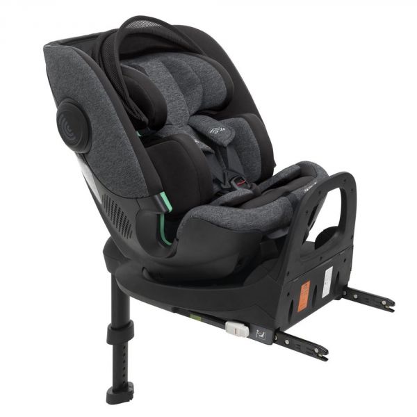 Poussette trio Seety Etna Black + Siège auto Kory I-Size essential + Nacelle Seety + Bi-Seat Air i-Size + base 360°