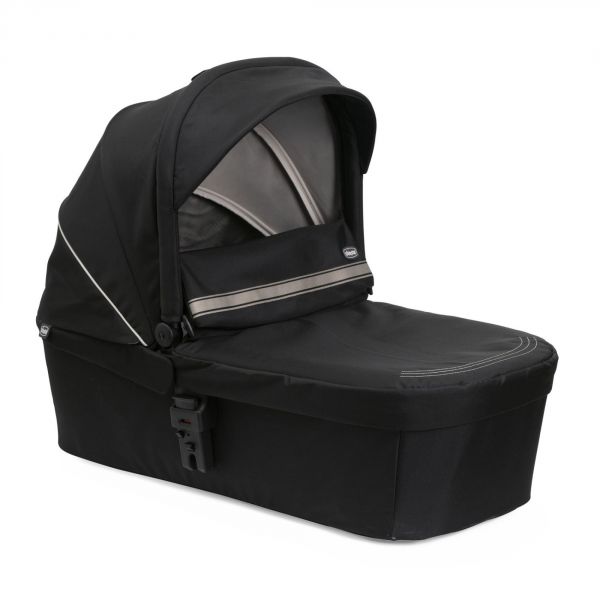 Poussette trio Seety Etna Black + Siège auto Kory I-Size essential + Nacelle Seety + Bi-Seat Air i-Size + base 360°