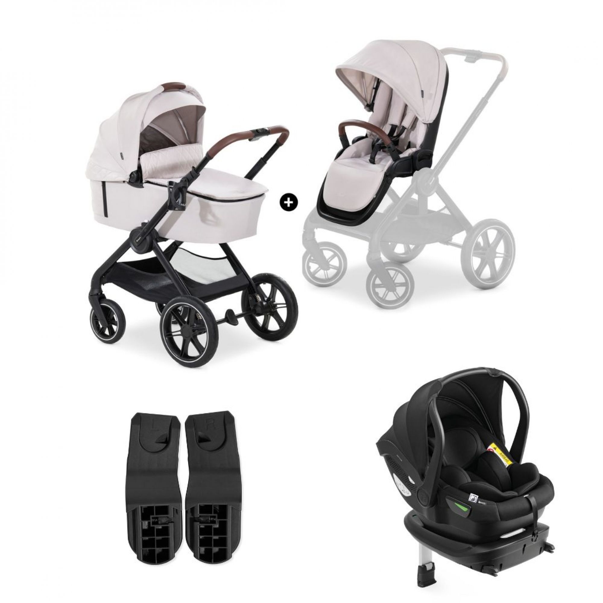 Poussette trio avec base voiture online