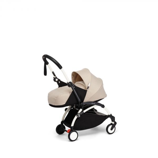 Poussette trio YOYO 3 - Châssis blanc Pack 0+ & 6+ Bonpoint + siège auto car seat by Besafe