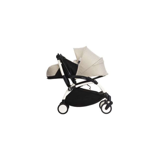 Poussette trio YOYO 3 - Châssis blanc Pack 0+ & 6+ Bonpoint + siège auto car seat by Besafe