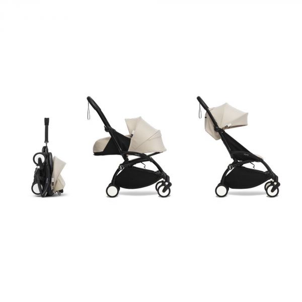 Poussette trio YOYO 3 - Châssis noir Pack 0+ & 6+ Bonpoint + siège auto car seat by Besafe