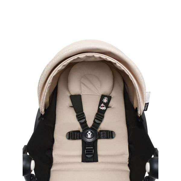 Poussette trio YOYO 3 - Châssis noir Pack 0+ & 6+ Bonpoint + siège auto car seat by Besafe