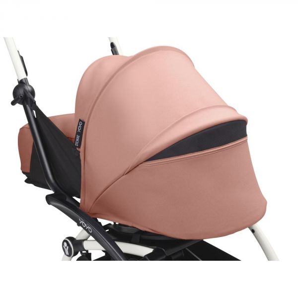 Poussette trio YOYO 3 - Châssis noir Pack 0+ & 6+ Ginger + siège auto car seat by BeSafe