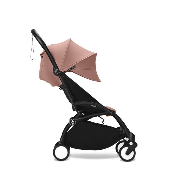 Poussette trio YOYO 3 - Châssis noir Pack 0+ & 6+ Ginger + siège auto car seat by BeSafe