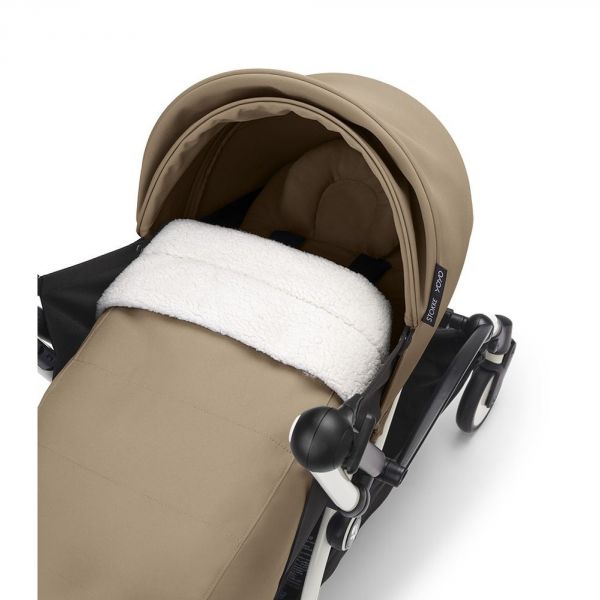 Poussette trio YOYO 3 - Châssis noir Pack 0+ & 6+ Toffee + siège auto car seat by BeSafe