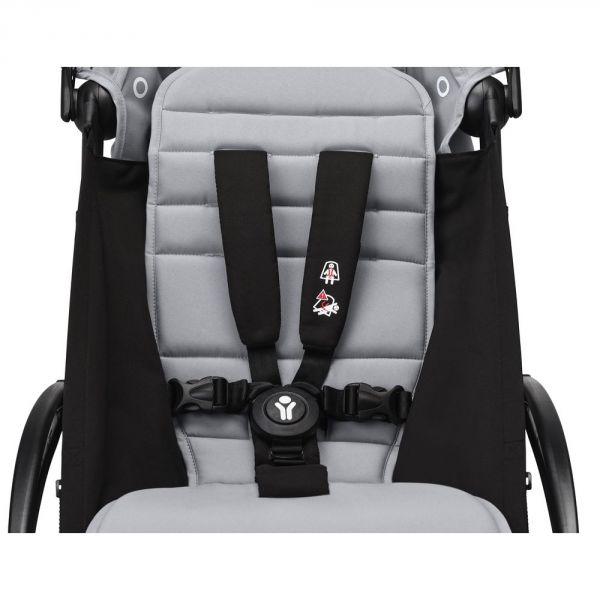 Poussette trio YOYO 3 - Châssis blanc Pack 6+ siège auto car seat by Besafe + Nacelle Stone