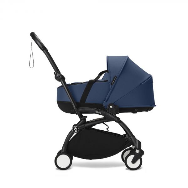 Poussette trio YOYO 3 - Châssis noir Pack 6+ siège auto car seat by Besafe + Nacelle Bleu Air France