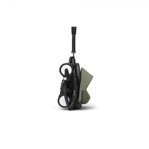 Poussette trio YOYO 3 - Châssis noir Pack 6+ siège auto car seat by Besafe + Nacelle Olive