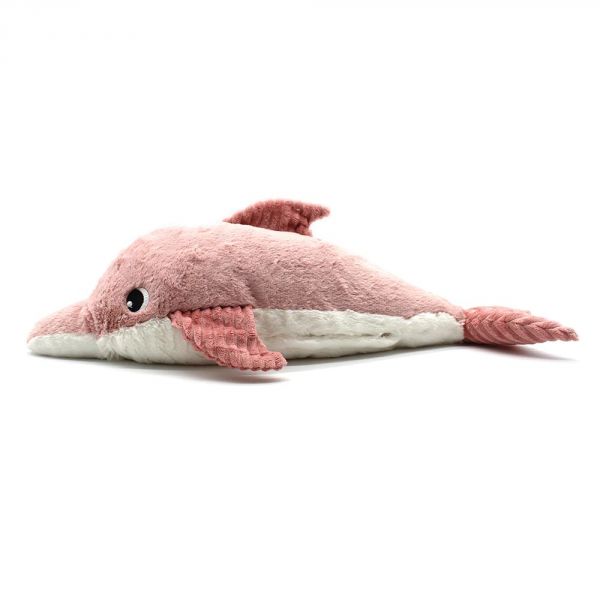 Peluche Les Ptipotos Dauphin et son bébé rose