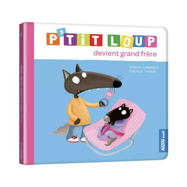 Livre enfant P'tit Loup devient grand frère