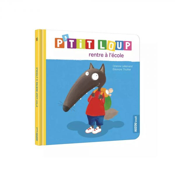 Livre enfant P'tit Loup rentre à l'école