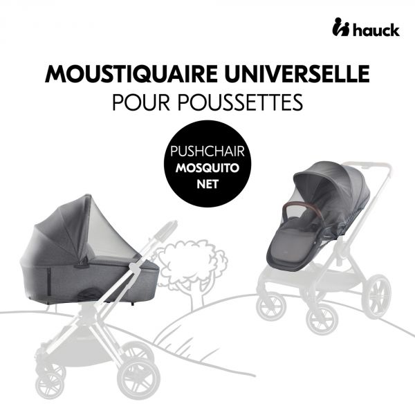 Moustiquaire universelle pour poussette Grey