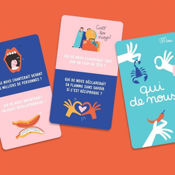 Jeu de cartes - Qui de nous ?