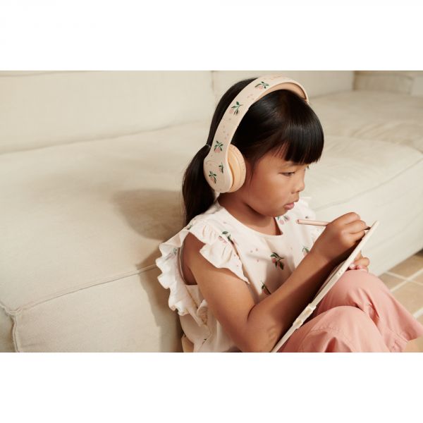 Casque sans fil enfant Quinn Peach Sea shell