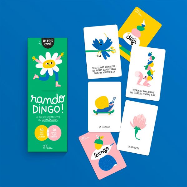 Jeu de carte défis cool - Rando Dingo !