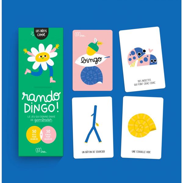 Jeu de carte défis cool - Rando Dingo !